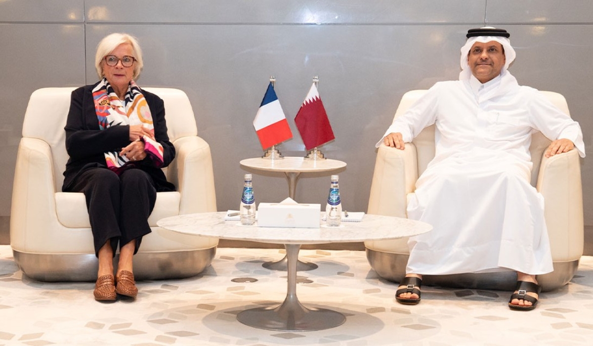 Qatar's Defense Minister Meets French Armed Forces Minister